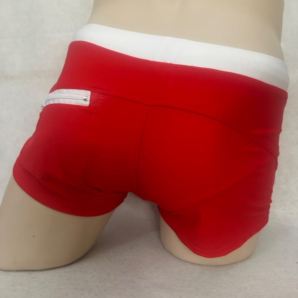 Ball Stretch Swim Trunks Medium Gently worn 30-36" waist 2.5" inseam 80% nylon - Picture 3 of 5